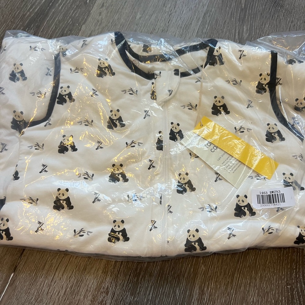 Kyte BABY Panda Print Sleep Sack - White and Black new in package